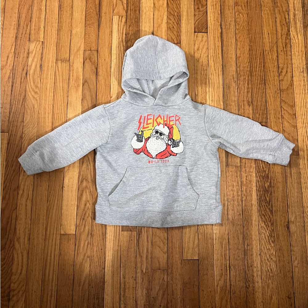 Cotton On size 2 Sleigher Xmas World Tour Hoodie